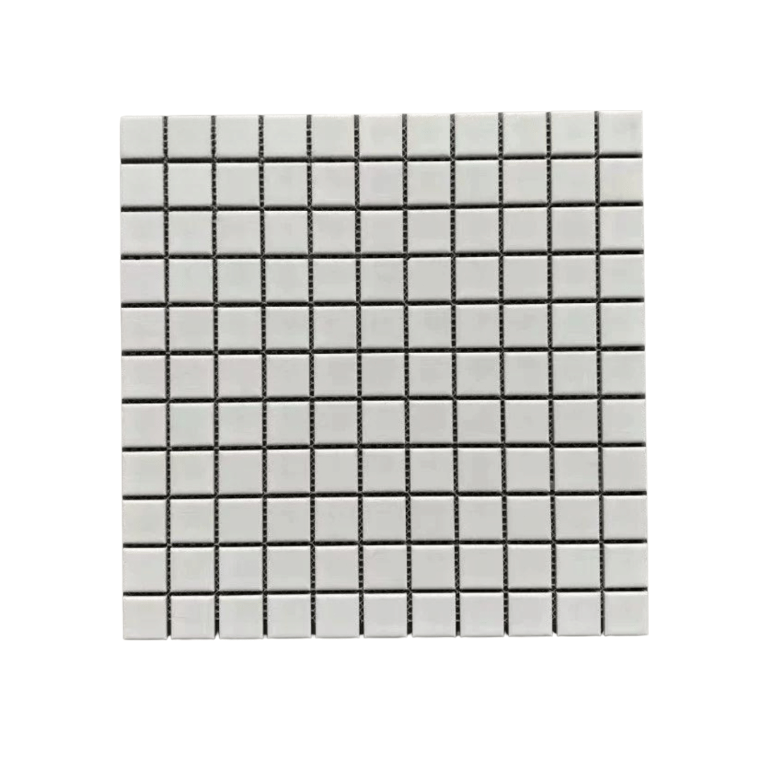 โมเสค TIMELESS TILES รุ่น CLASSIC SQUARE 25 ขนาด 30X30 ซม. สีขาว ผิวด้าน MATTE WHITE โมเสคเซรามิกทรงสี่เหลี่ยมจัตุรัส_0